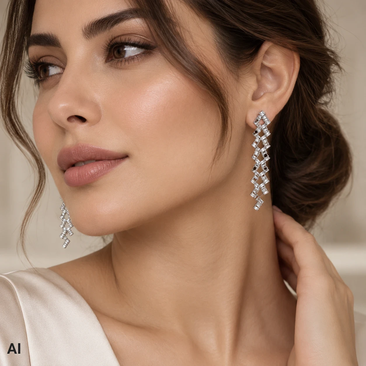 گوشواره جواهری